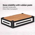 Black White Resin Inlay Concentric Decorative Box - 8 Sizes - HOUSE OF SHE