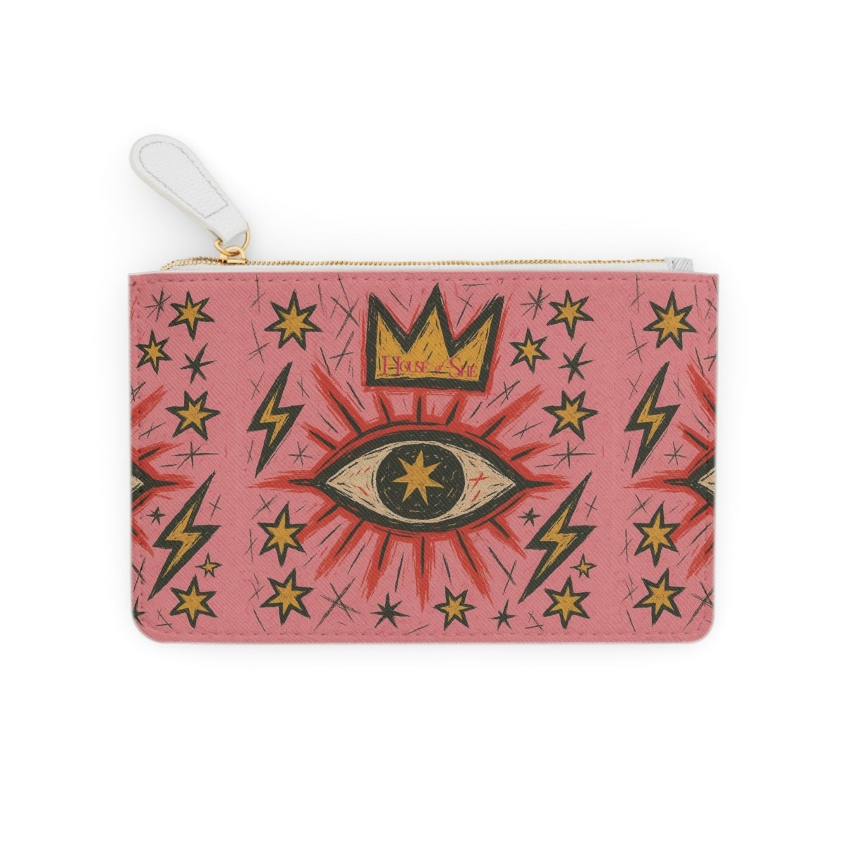 Bohemian Mini Clutch Bag - All - Seeing Eye Design - HOUSE OF SHE
