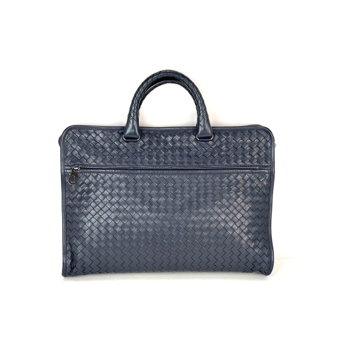 Bottega Veneta Intrecciato Top Zip Briefcase Attache Bag - HOUSE OF SHE