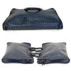 Bottega Veneta Intrecciato Top Zip Briefcase Attache Bag - HOUSE OF SHE