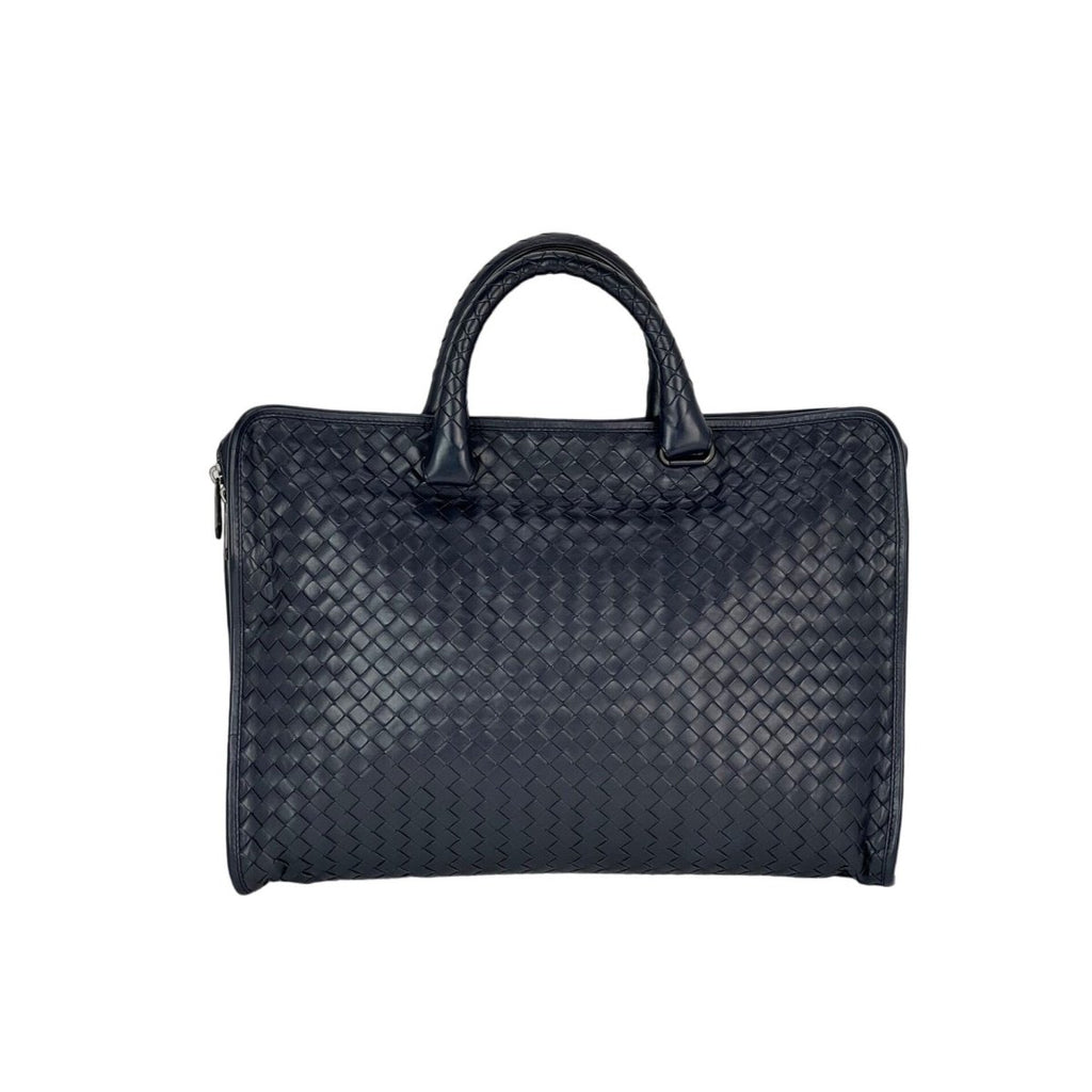 Bottega Veneta Intrecciato Top Zip Briefcase Attache Bag - HOUSE OF SHE