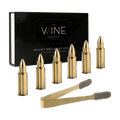 Bullet Whiskey Stones Gold Premium Barware Gift Elegant Drinkware Collection - HOUSE OF SHE