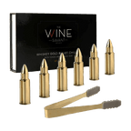 Bullet Whiskey Stones Gold Premium Barware Gift Elegant Drinkware Collection - HOUSE OF SHE