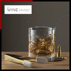 Bullet Whiskey Stones Gold Premium Barware Gift Elegant Drinkware Collection - HOUSE OF SHE
