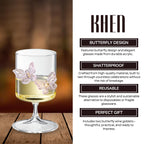 Butterfly Wine Goblet set of 2 - HOUSE OF SHE
