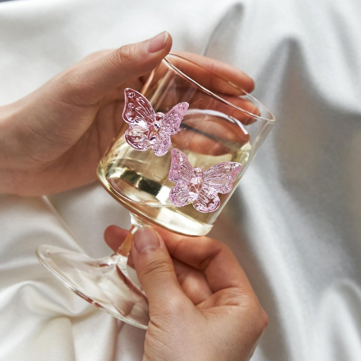 Butterfly Wine Goblet set of 2 - HOUSE OF SHE