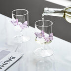 Butterfly Wine Goblet set of 2 - HOUSE OF SHE
