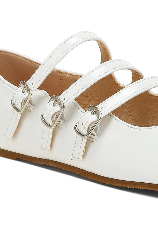 Macarina Triple Strap Mary Jane Sandals - HOUSE OF SHE