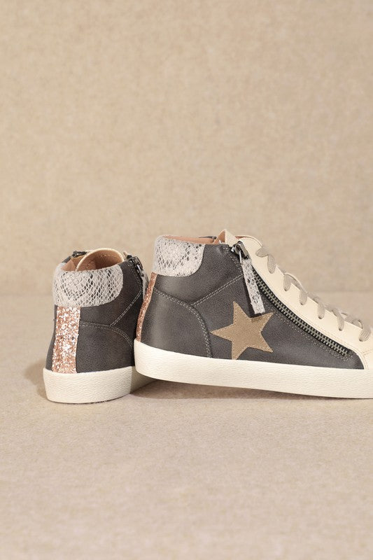 Star, High Top, Sneakers  HOUSE OF SHE