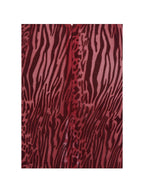 Cerise Scarlet Burnout Velvet Mesh Maxi Dress - HOUSE OF SHE