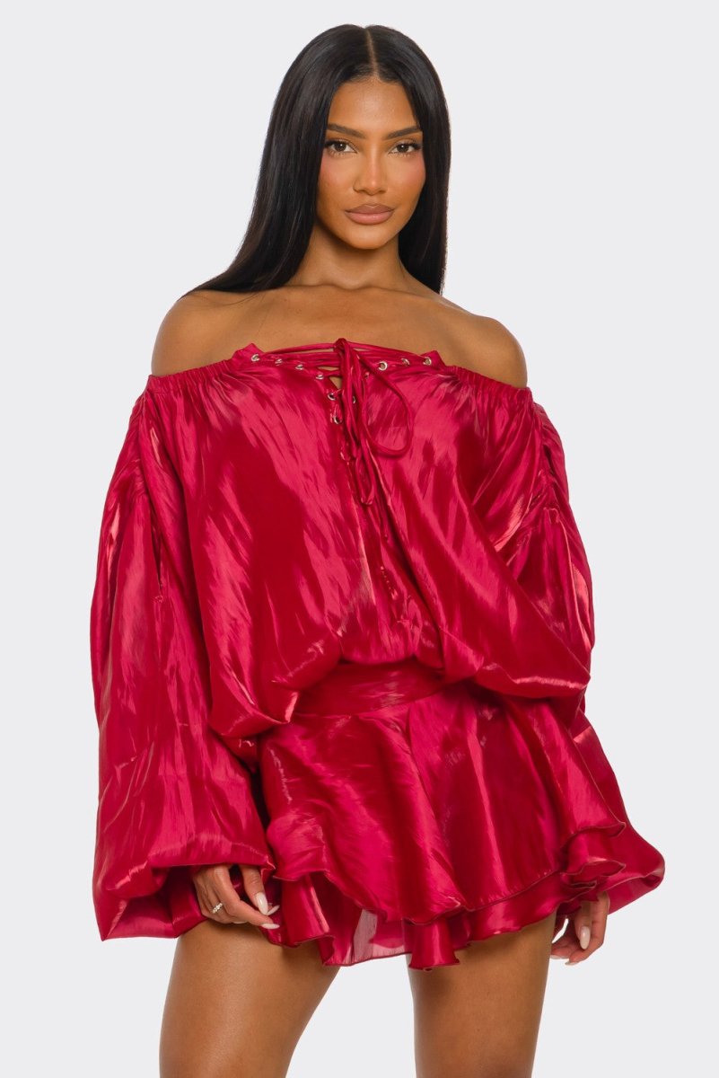 Champagne Dream Romper - HOUSE OF SHE