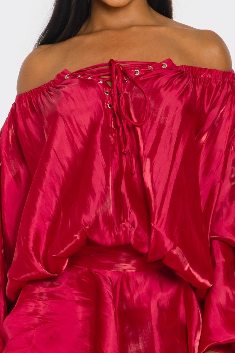 Champagne Dream Romper - HOUSE OF SHE