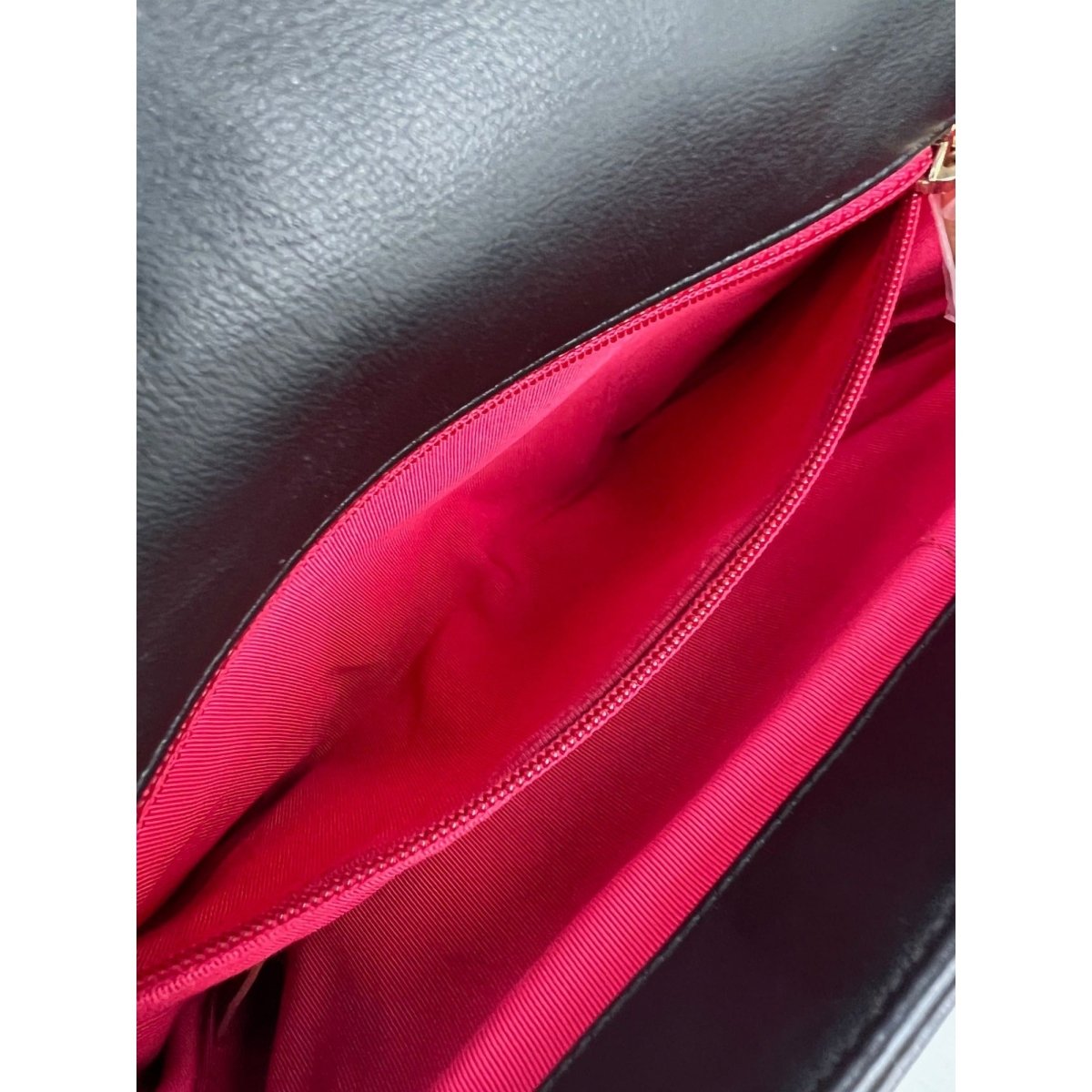 Chanel Calfskin Quilted Enchained Black Flap Shoulder Bag - HOUSE OF SHE