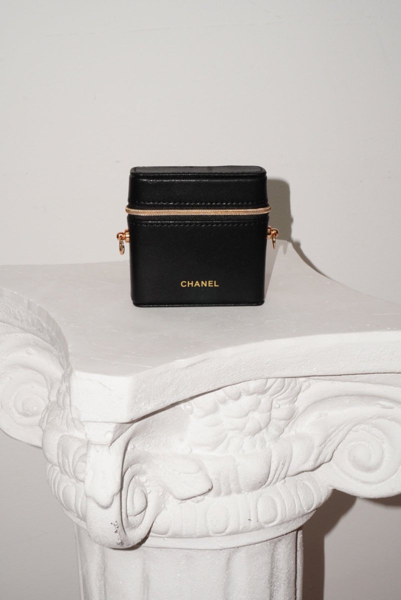 CHANEL CC Novelty Case & Pouch Black Chain Bag - HOUSE OF SHE