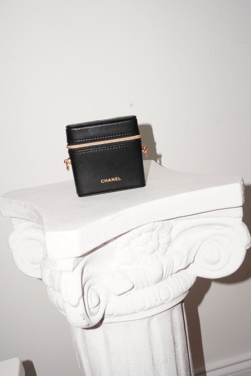 CHANEL CC Novelty Case & Pouch Black Chain Bag - HOUSE OF SHE