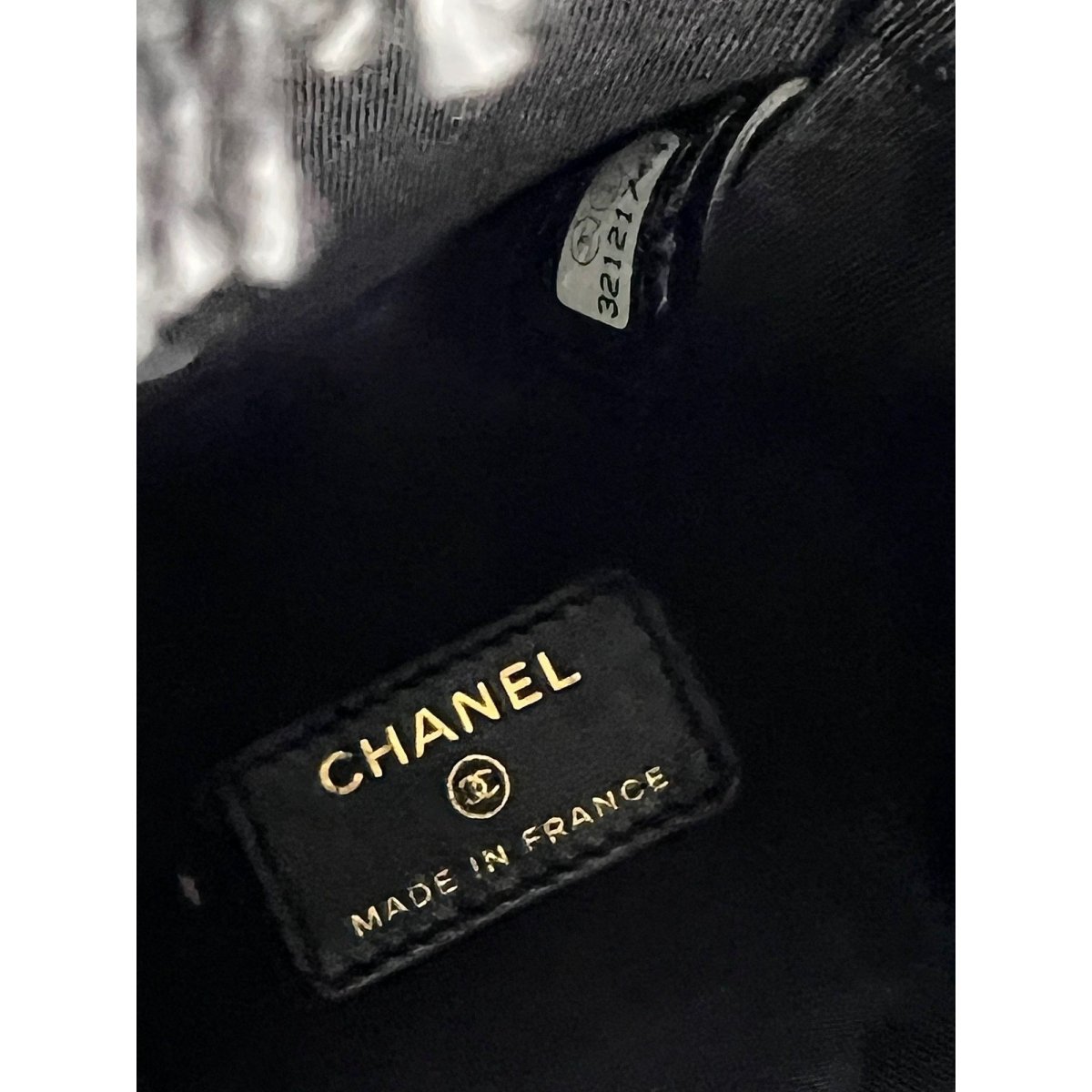 Chanel Denim Quilted Mood Mini Bucket With Chain Black - HOUSE OF SHE