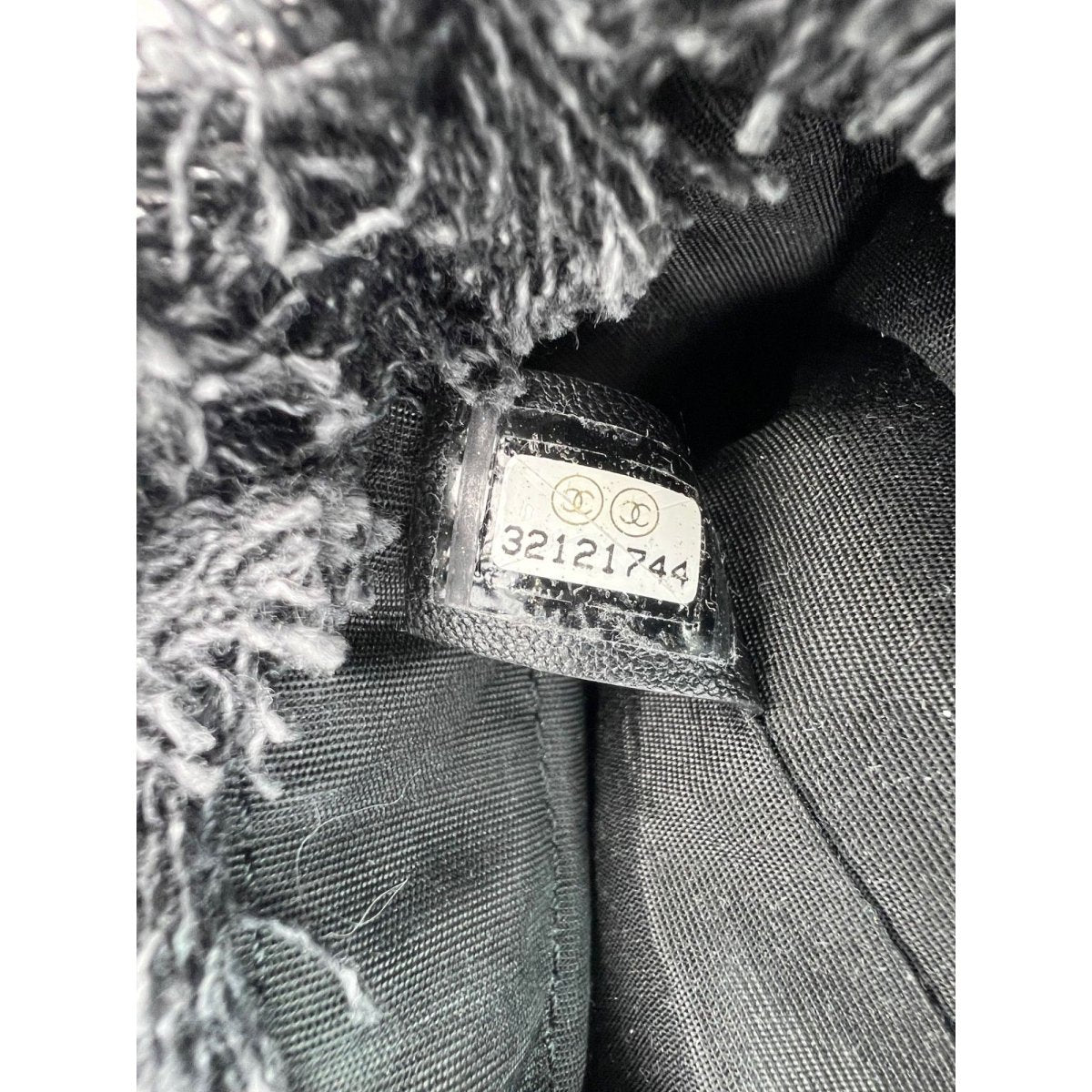 Chanel Denim Quilted Mood Mini Bucket With Chain Black - HOUSE OF SHE