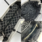 Chanel Essential 31 Rue Cambon Slopping White Leather Tote - HOUSE OF SHE