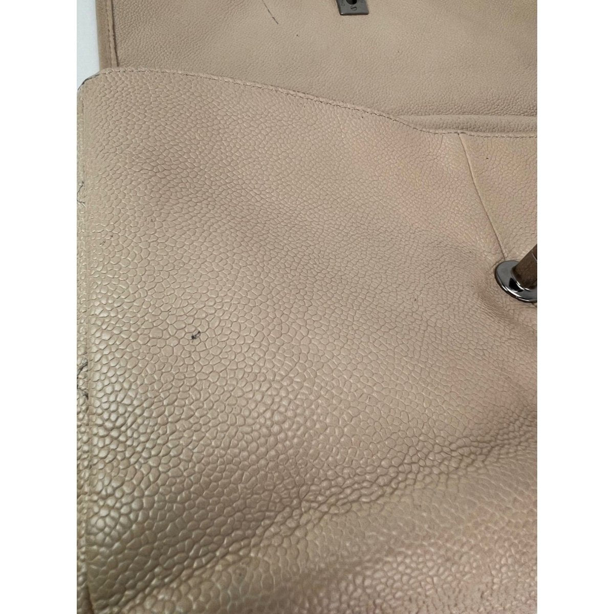 Chanel Grained leather Medium Natural Beauty Beige Flap Bag - HOUSE OF SHE