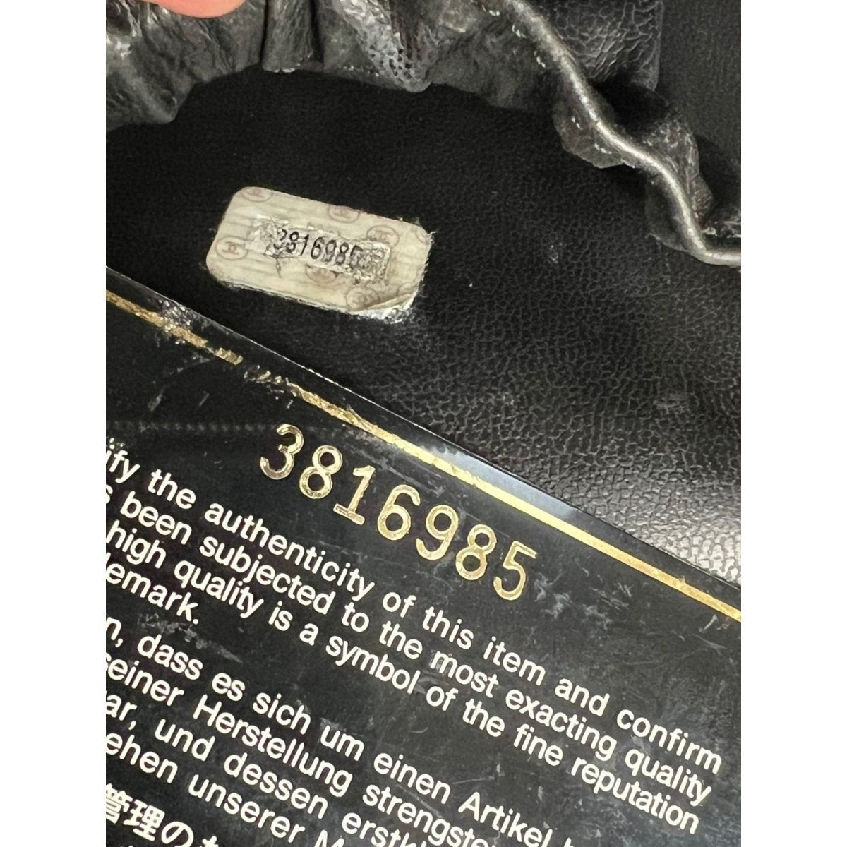 Chanel Vanity Cosmetic Case Black Caviar Leather Bag - HOUSE OF SHE