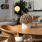 Classic Beige Suede Superdome Box | Gold Roses - HOUSE OF SHE