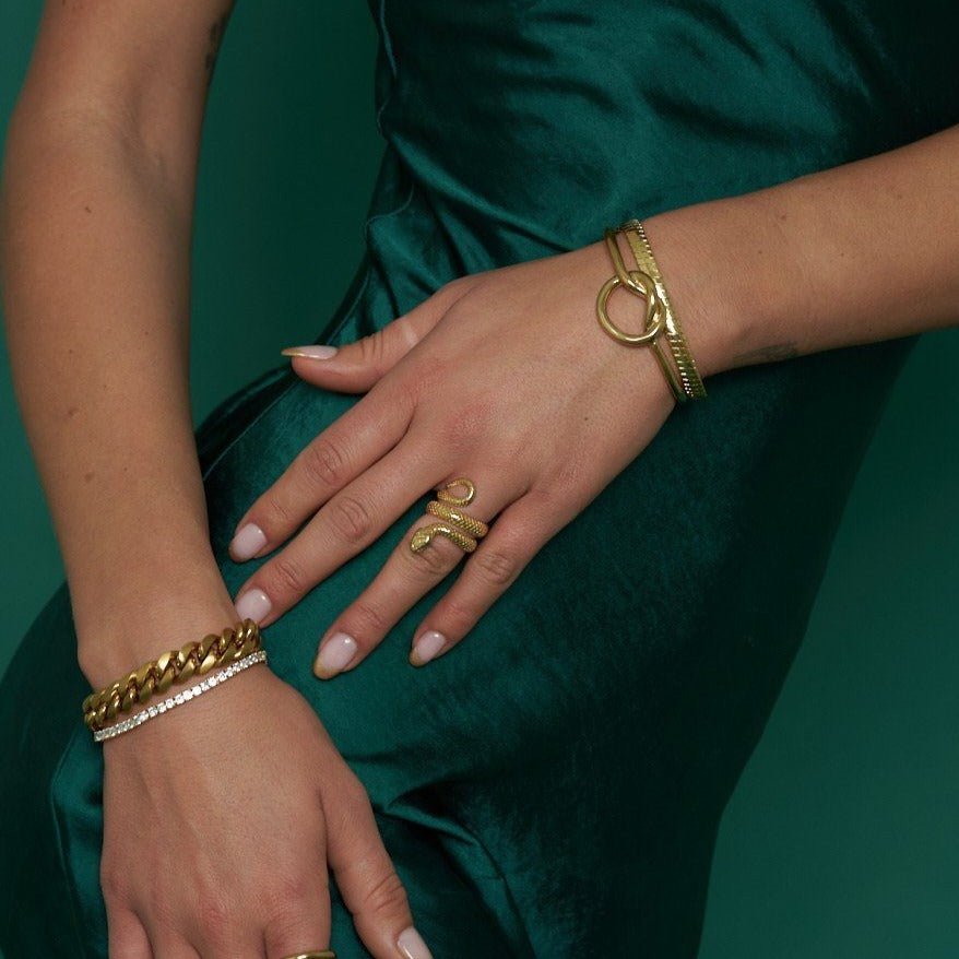 Cleo Snake Ring - HOUSE OF SHE