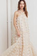 CLOUD NINE GOWN WOVEN ANKLE DRESS - HOUSE OF SHE