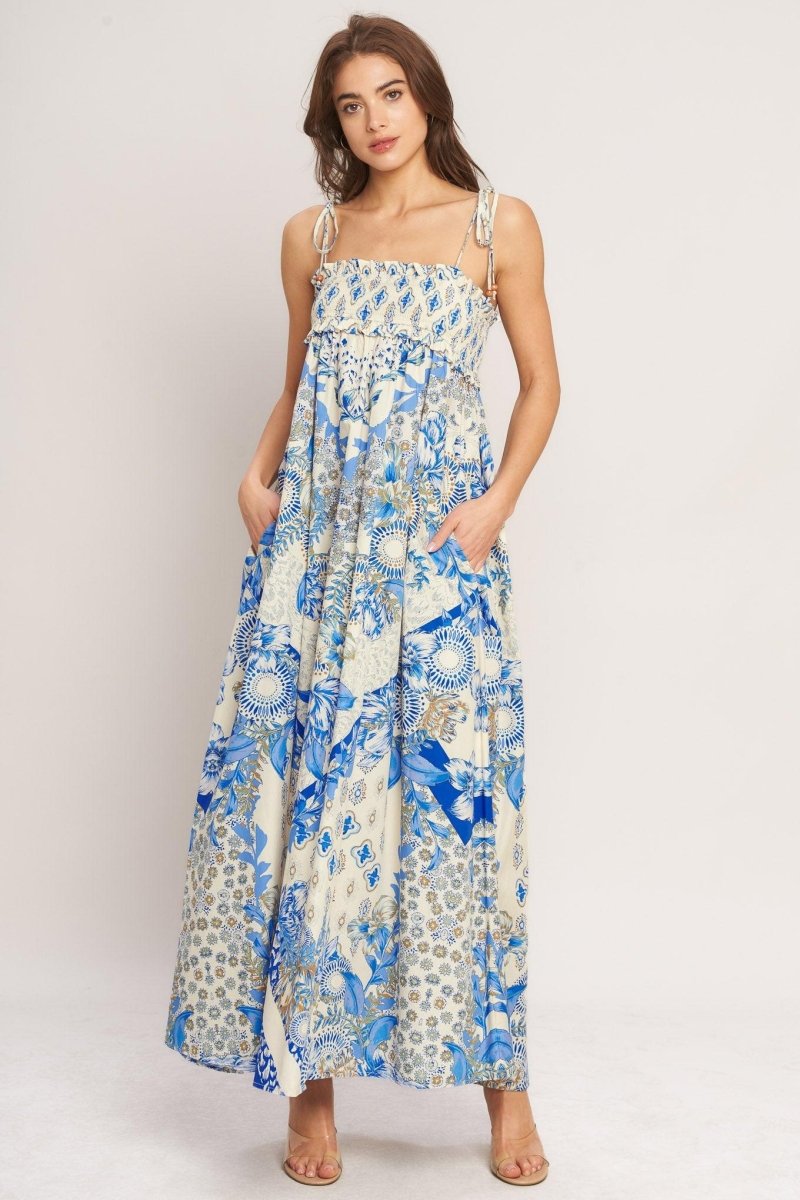 COASTAL DREAM WOVEN MAXI DRESS - HOUSE OF SHE