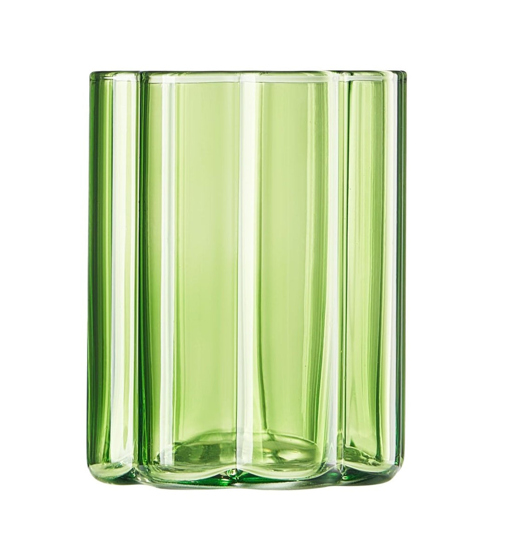 Colorful Carafe & Ribbed Flower Cup Set | 44oz Glasses - HOUSE OF SHE