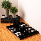 Constance Acrylic Black Backgammon Set - HOUSE OF SHE