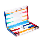 Constance Acrylic Multicolor Backgammon Set - HOUSE OF SHE