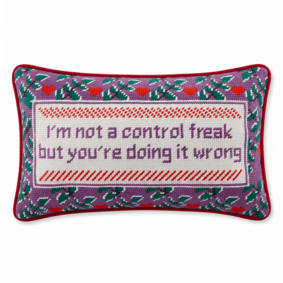 Control Freak Needlepoint Pillow - HOUSE OF SHE