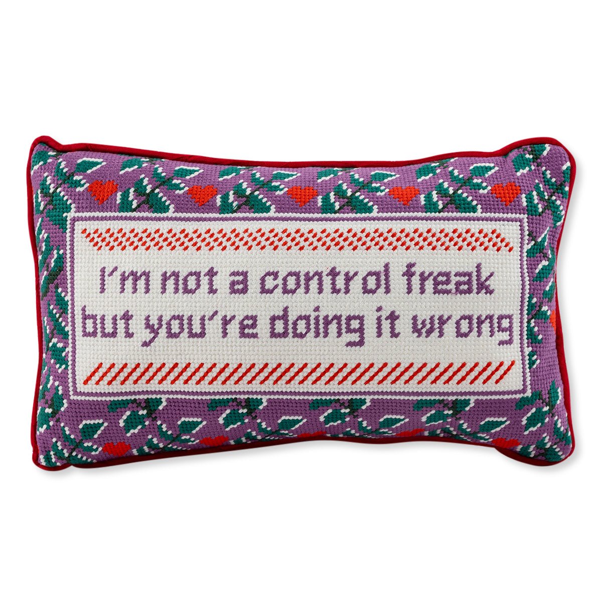 Control Freak Needlepoint Pillow - HOUSE OF SHE