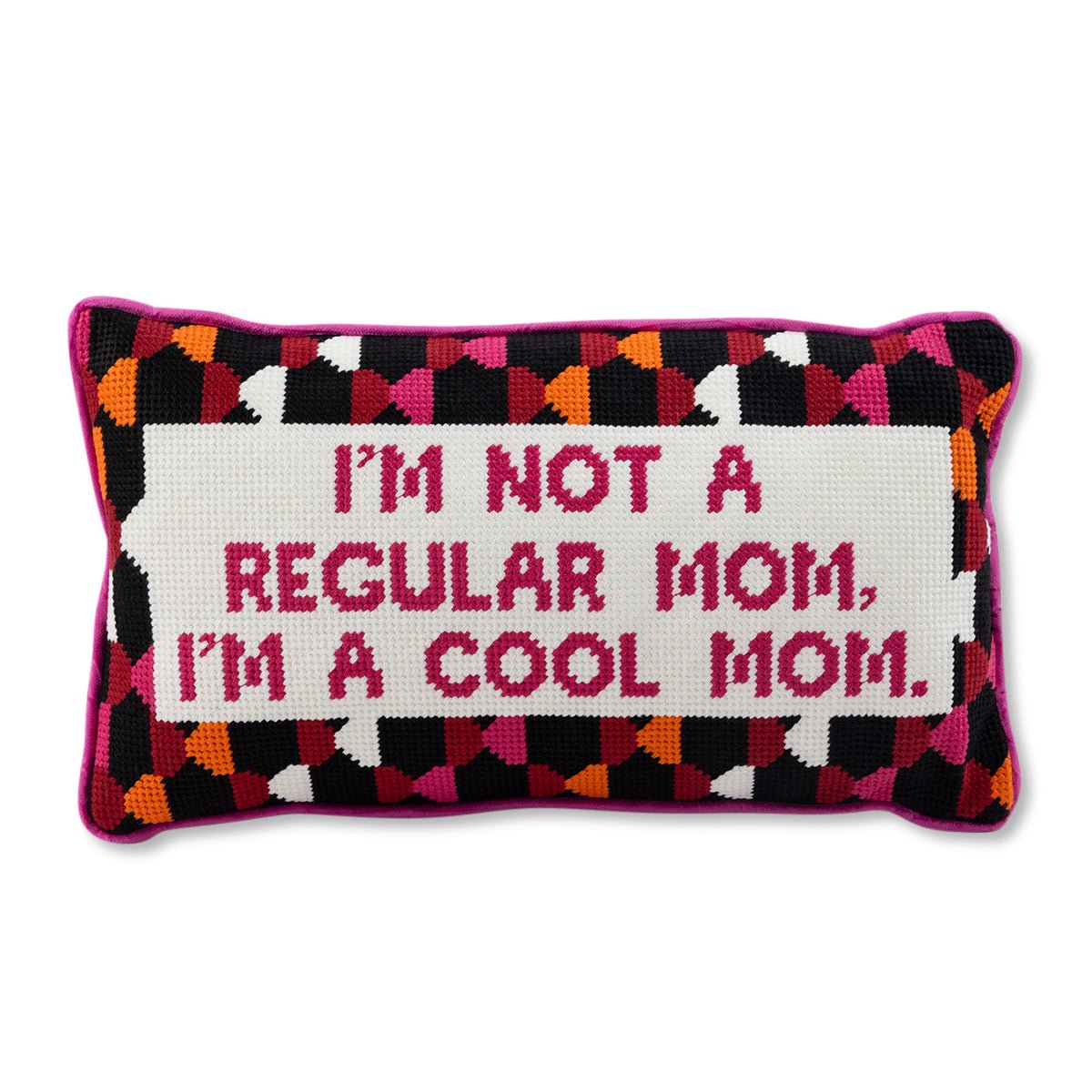 Cool Mom Needlepoint Pillow - HOUSE OF SHE