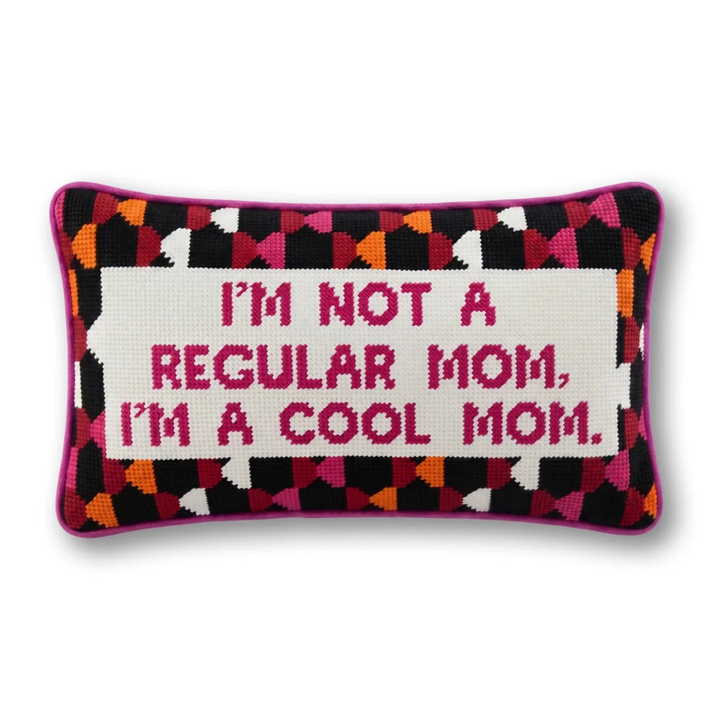 Cool Mom Needlepoint Pillow - HOUSE OF SHE