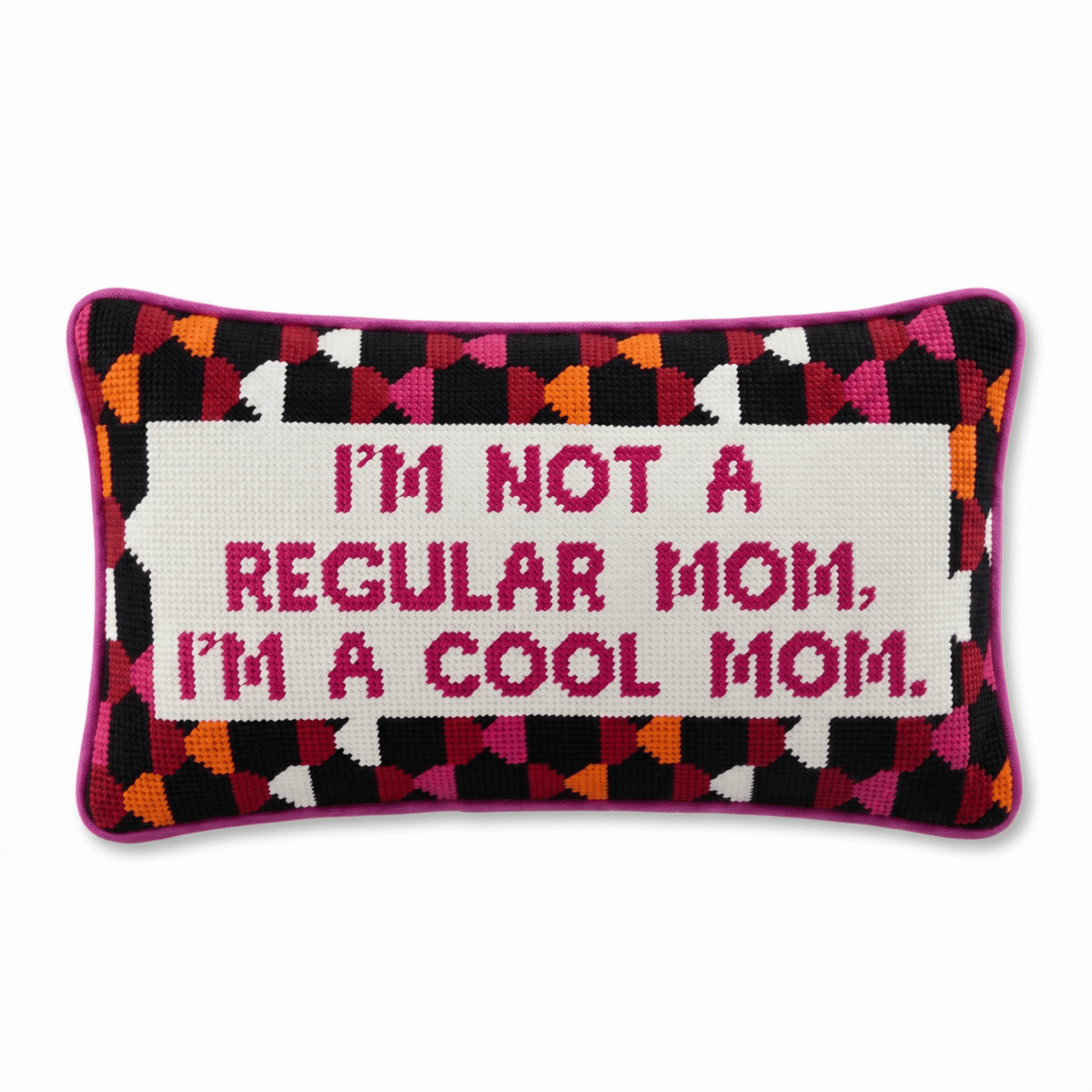 Cool Mom Needlepoint Pillow - HOUSE OF SHE