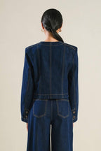 Crisp Canvas Denim Jacket - HOUSE OF SHE