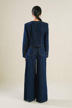 Crisp Canvas Denim Jacket - HOUSE OF SHE