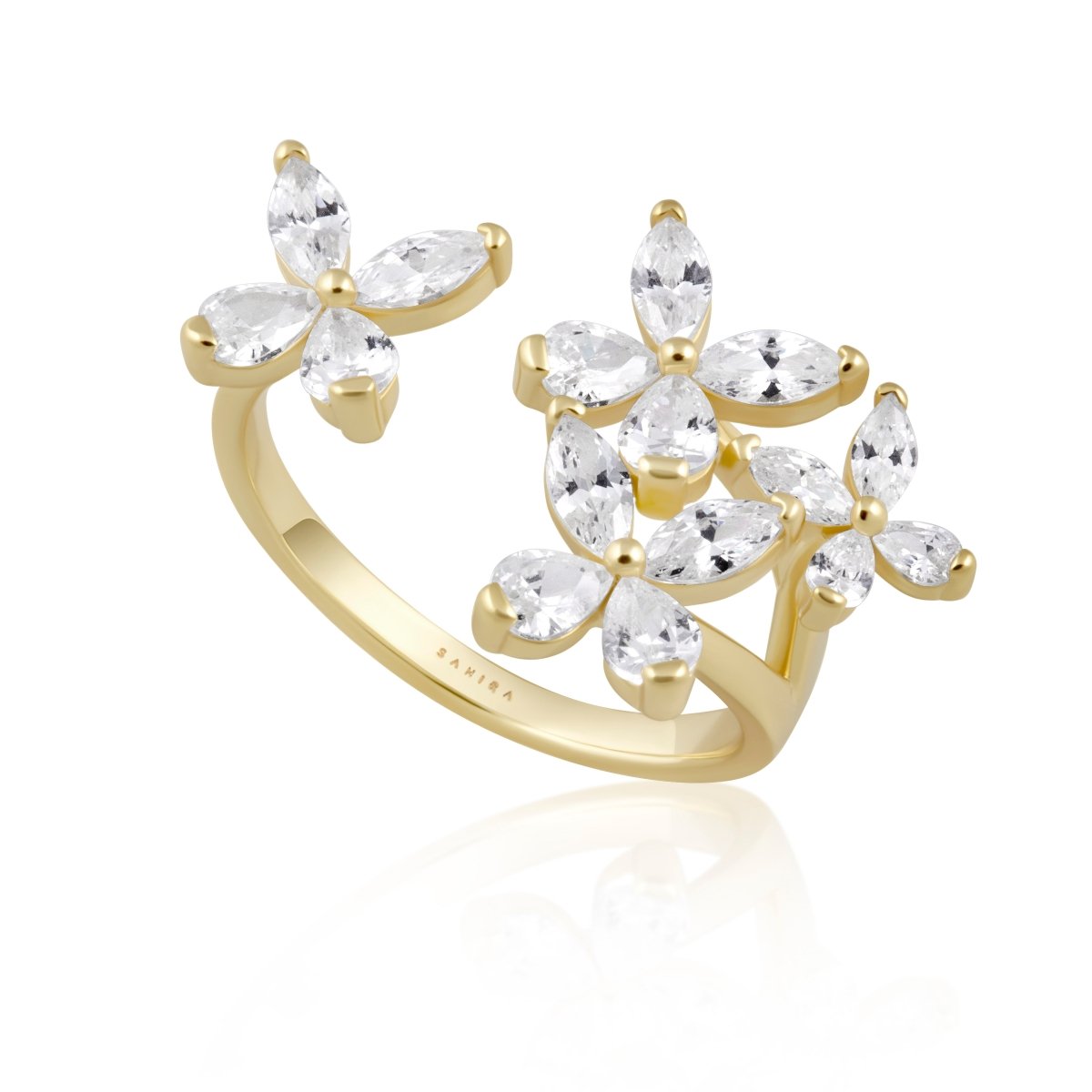 CZ Butterfly Ring - HOUSE OF SHE