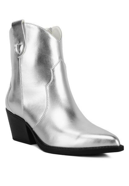 Wales Ott Metallic Faux Leather Boots