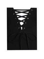 Dahliana Polka Dot Bubble Hem Corset Mini Dress - HOUSE OF SHE