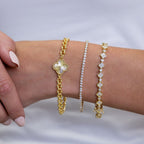 Dainty Gracie Tennis Bracelet - HOUSE OF SHE