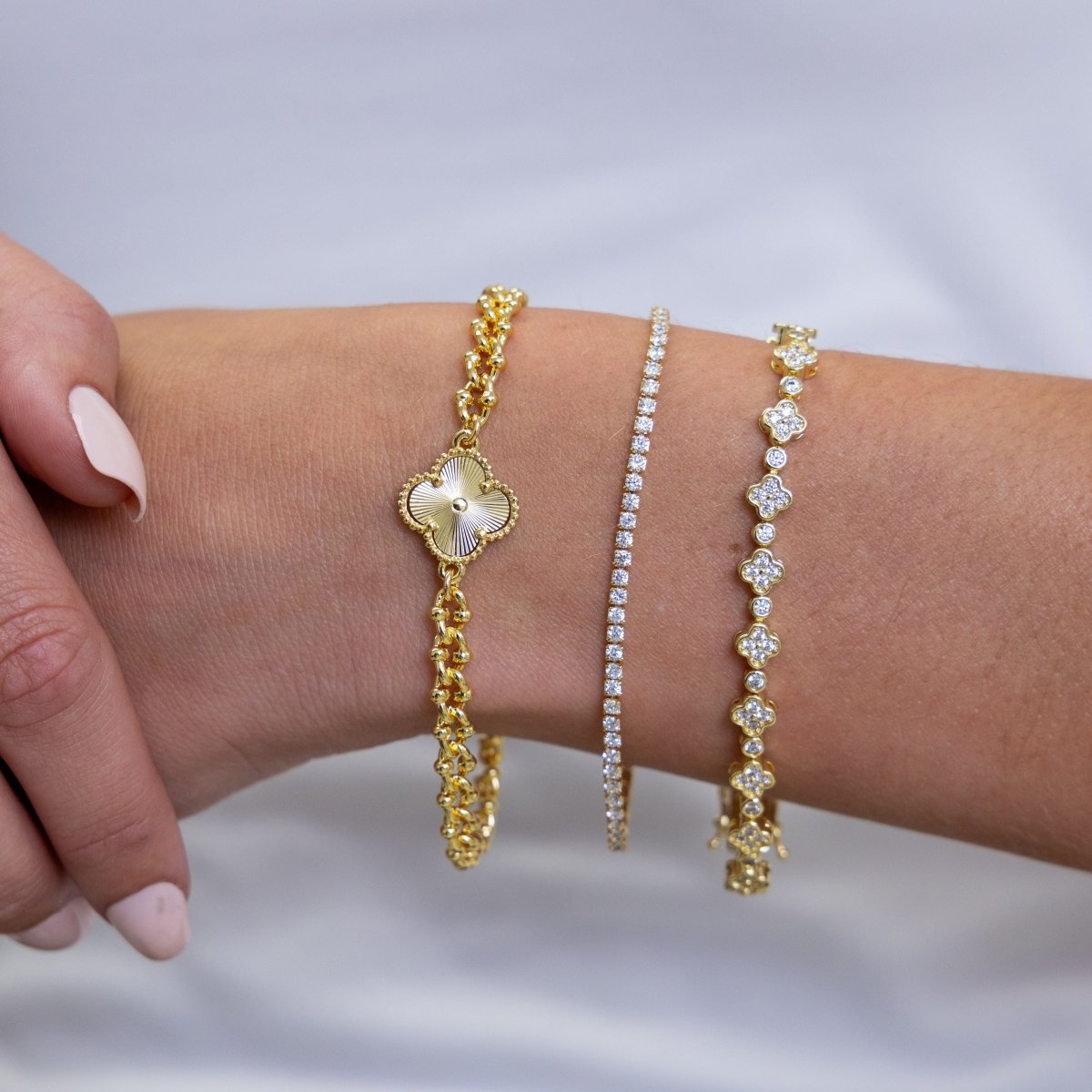 Dainty Gracie Tennis Bracelet - HOUSE OF SHE