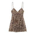 Daring Leopard Print Mini Dress - HOUSE OF SHE