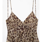 Daring Leopard Print Mini Dress - HOUSE OF SHE