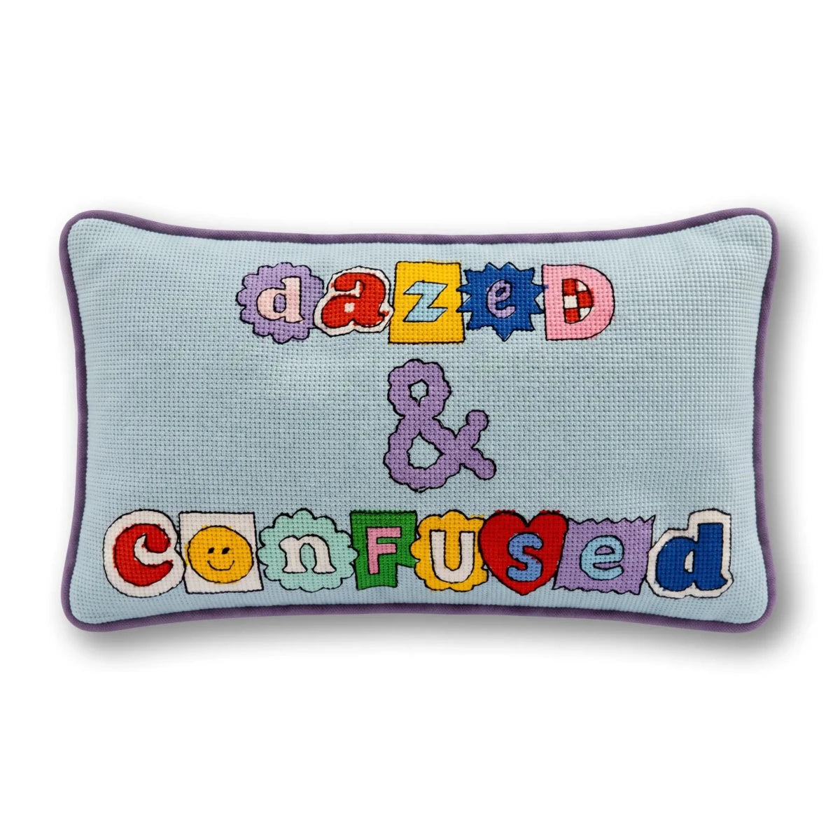 Dazed & Confused Needlepoint Pillow - HOUSE OF SHE