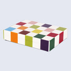 Decorative Box Medley Jester Pattern Resin Inlay, Available in 7 Sizes - HOUSE OF SHE