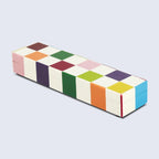 Decorative Box Medley Jester Pattern Resin Inlay, Available in 7 Sizes - HOUSE OF SHE