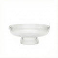 Decorative Fluted Transparent Glass Bowl, Fruit, Snacks Sweets - HOUSE OF SHE