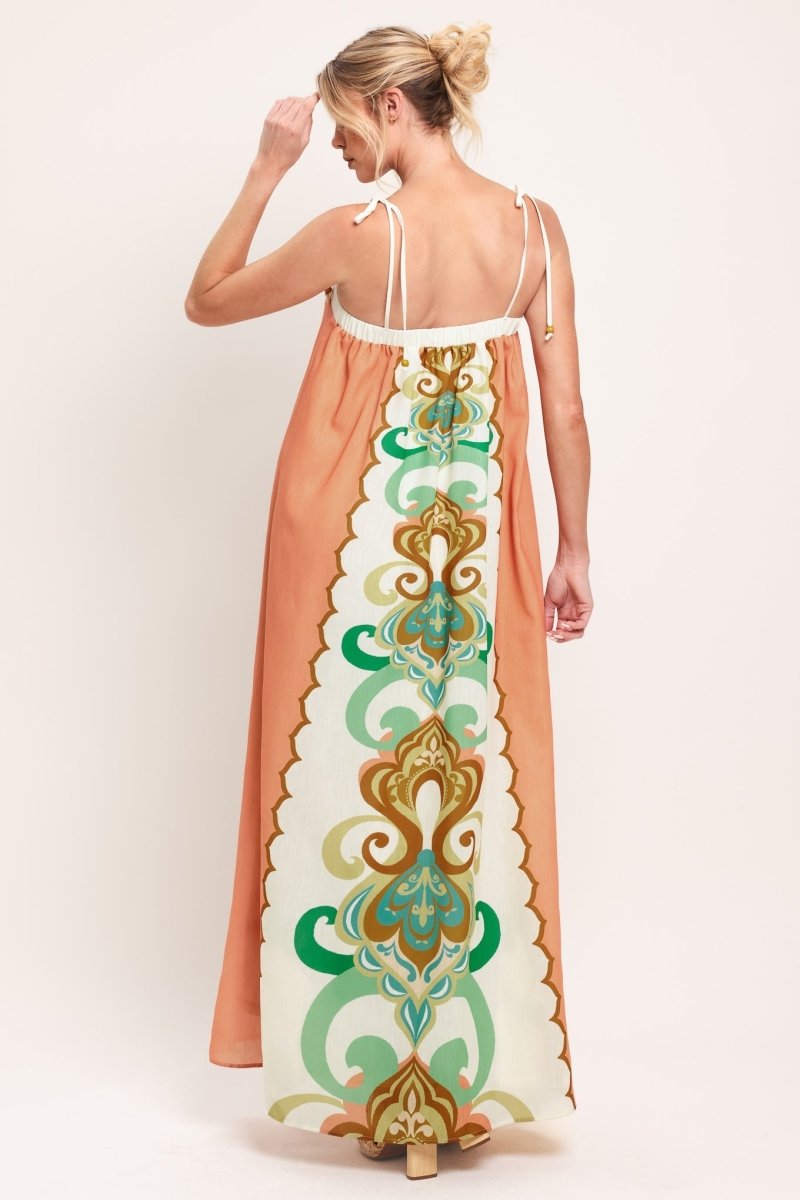 DESERT JEWEL WOVEN MAXI DRESS - HOUSE OF SHE